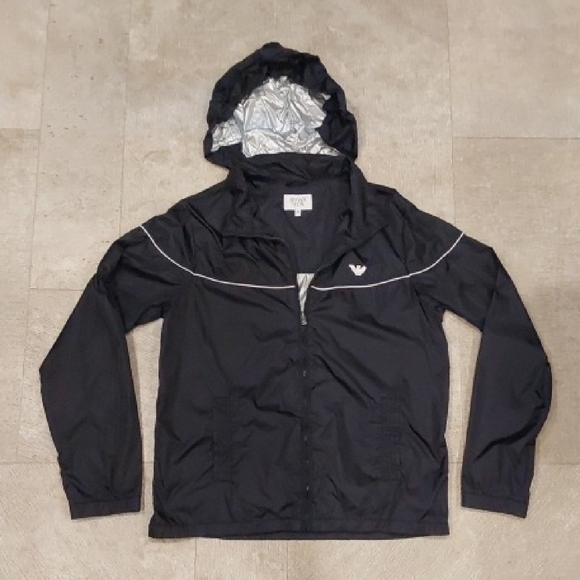 Armani Junior Other - Armani Teen Windbreaker Full Zip Hooded Jacket Boys Size 16 A